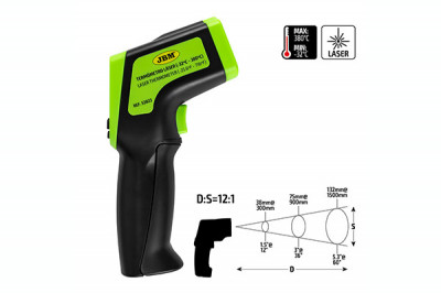 TERMOMETRU INDUSTRIAL DIGITAL CU LASER (-32 +380 Grade C) foto