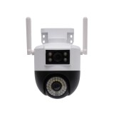Camera Supraveghere A29 Dual View PTZ 360&deg; V380PRO, 1080P, IR, Detectie Miscare, Alerta Telefon, WiFi, Ethernet, Cloud+TF Card