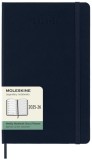 Agenda 2025/2026 - Moleskine Classic 18 Months Weekly Planner - Hardcover, Large (Sapphire Blue) | Moleskine