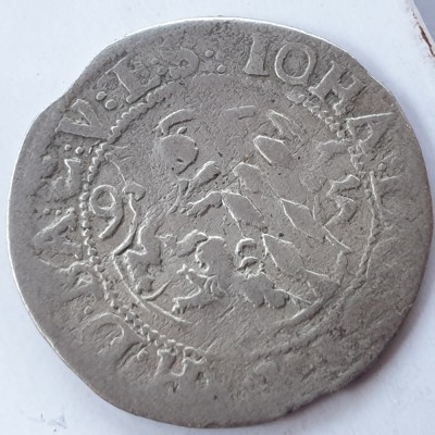 Germania Ducatul Palatinatului- Zweibucken 3 kreuzer 1595 argint Ioan l foto