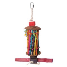 Jucarie pentru pasari &amp; nuca cocos 34 x 20 cm