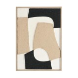 Cumpara ieftin Tablou decorativ mdf aplicatii hartie Drew 50x3x70h