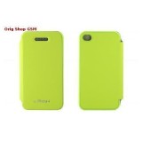 Husa Mercury Techno Flip Apple iPhone 4/4S Lime Blister