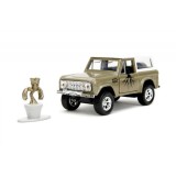 Set joaca cu masinuta Ford Bronco si Figurina Groot, Jada Toys, scara 1/32
