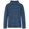 Tricou cu m&acirc;neci lungi pentru copii, bleumarin, 92, vidaXL