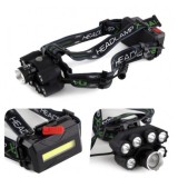 Lanterna de cap cu incarcator, 3.7 V, CREE XML t6 , 6 moduri, Acumulator 3,7V