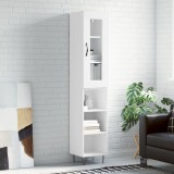 vidaXL Dulap &icirc;nalt, alb, 34,5x34x180 cm, lemn prelucrat