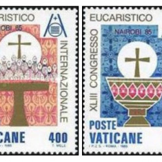Vatican 1985 - Congres International Ecuaristic, serie neuzata