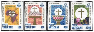 Vatican 1985 - Congres International Ecuaristic, serie neuzata foto