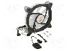 Ventilator 120x120x25mm, 12V DC, Akasa - AK-FN098
