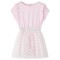 Rochie copii volane, roz deschis, 104 14550