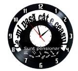 SUNT PENSIONAR- ceas de perete