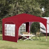 vidaXL Cort de Petrecere Pop-up 290 x 290 x 245 cm Burgundy 42019862