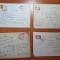 lot 5 - 4 plicuri circulate prin posta -in toate sunt si scrisori-anii &#039;70