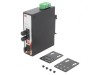 Media Convertor GIGA Ethernet Fibră Optică Multimod 12-48VDC ST