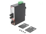 Media Convertor GIGA Ethernet Fibră Optică Multimod 12-48VDC ST