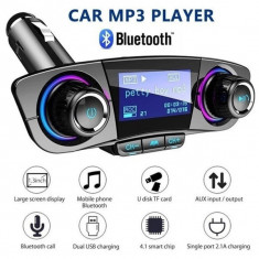 Transmitator FM multifunctional pentru masina cu MP3 Player si Bluetooth foto