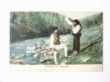 Salutări din Romania,carte poștală circulata 1905