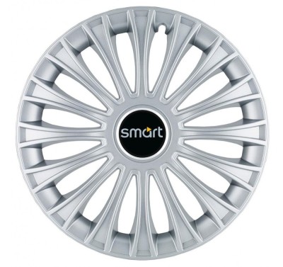 Set 4 Capace Roti, potrivite jantelor de R14, pentru Smart, model dino cromat foto