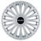 Set 4 Capace Roti Autohelix MSA&reg;, potrivite jantelor de R14, pentru Smart, model dino cromat