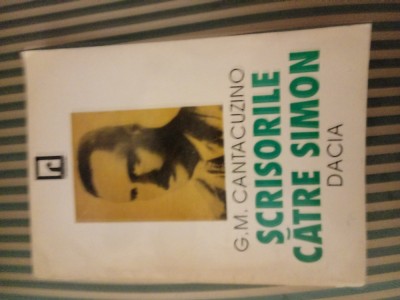 G. M. Cantacuzino Scrisori catre Simon, ed. princeps foto