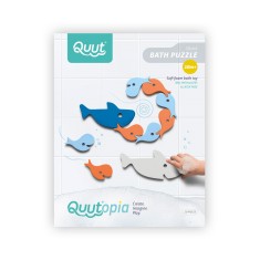 Puzzle de baie, set 10 piese, Rechini, 7Toys