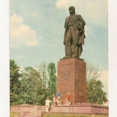 FA49-Carte Postala- UCRAINA - Kiev, Monument T.G. Shevchenk, necirculata 1970