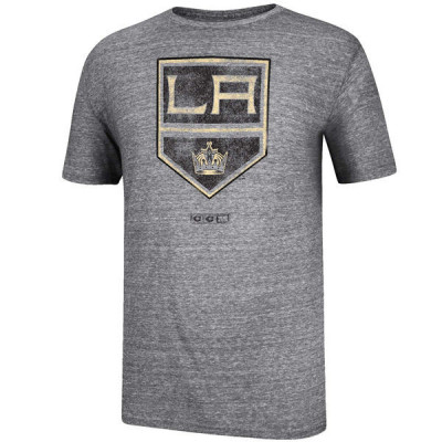 Los Angeles Kings tricou de bărbați grey CCM Bigger Logo - XS foto