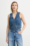 Levi&#039;s vestă jeans un singur r&acirc;nd de nasturi, 001WQ