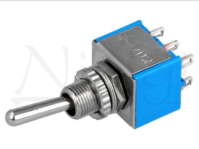 Comutator maneta 2x3A 250Vac ON-ON TSX103 foto