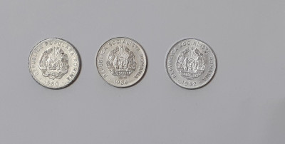 Lot 3 Monede Romania - 25 Bani 1960 + 1966 + 1982 (VEZI DESCRIEREA) foto