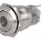 Intrerupator anti-vandalism, ON-(ON), &Oslash;19mm, ONPOW - LAS1-AGQ-11D/R/24V