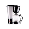 Filtru de cafea Rosberg, 800 W, 10-12 cesti, 850 ml, carcasa plastic, recipient sticla, Negru