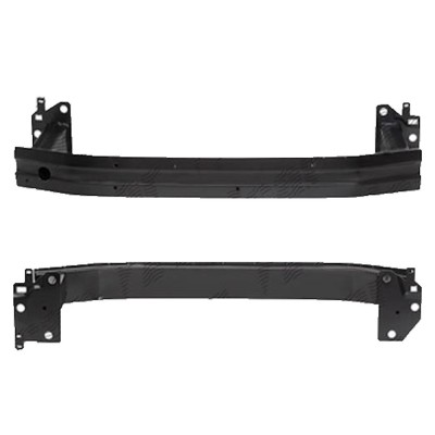 Intaritura a barei de protectie Renault Captur, 03.2013-02.2020, Clio 4, 10.2012-12.2019, Fata, Tabla, Aftermarket foto