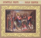 ROMANIA 2022 - SFINTELE PASTI, BLOC,MNH - LP 2361a, Religie, Nestampilat