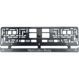 Set 2 bucati, suport numar inmatriculare Carbon, Mercedes-Benz