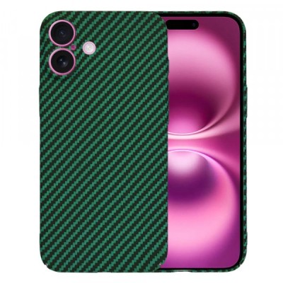 Husa pentru Apple iPhone 16 Plus, Techsuit, Carbonite FiberShell, Verde foto