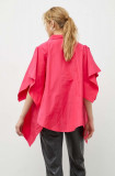 Cumpara ieftin MMC STUDIO bluza femei, culoarea roz, neted