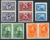 1931 , Romania , Lp 91 , SEMICENTENARUL REGATULUI , 2 SERII IN PERECHE - MNH , RAR!