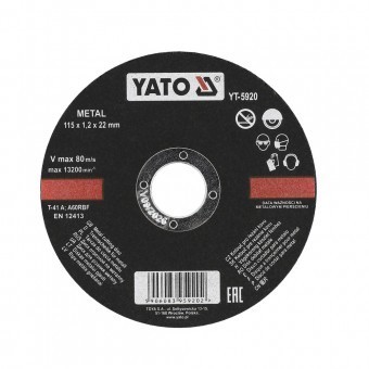 Disc debitat metale 115x1.2x22.2 mm foto
