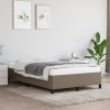 VidaXL Cadru de pat fără saltea, gri taupe, 120x200 cm, textil 347054
