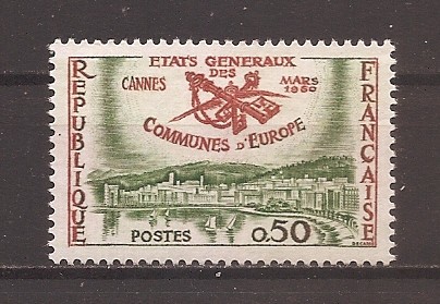 Franta 1960 - A cincea reuniune a Adunării Primarilor Europeni, MNH