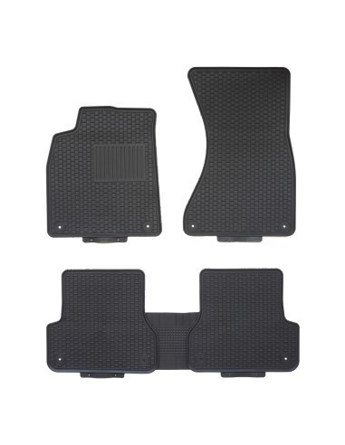 Set covorase auto din cauciuc pentru Audi A6 (C7) (2011-2018)