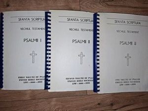 Sfanta scriptura Vechiul testament Psalmii 3 vol Transcriere in Braille foto