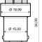 Bec led 12V G18 Ba15s alb