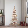 VidaXL Brazi de Crăciun cu suport natural 150 cm Lemn masiv de pin 42016706