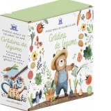 Gradina de legume. Puzzle magic de colorat cu apa