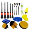 Set 17 accesorii pentru curatare auto, flippy, interior si exterior, 4 capete pentru bormasina, 5 pensule, 3 perii, 1 laveta, 1 manusa, 1 perie tripla