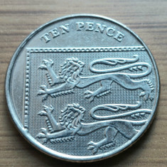 Moneda Anglia Ten Pence 2013