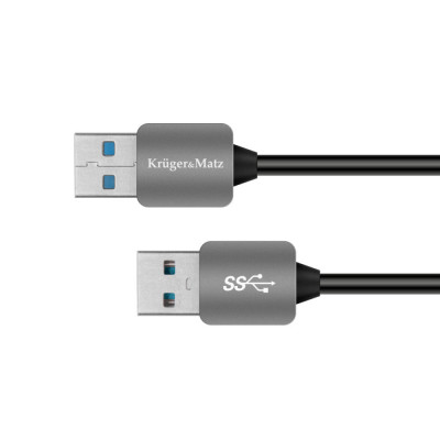 Cablu 3.0 USB 1m plat tata-tata Profesional Kruger&amp;amp;Matz foto